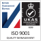 ISO 9001 certified quality management - British Assessment Bureau, UKAS 8289